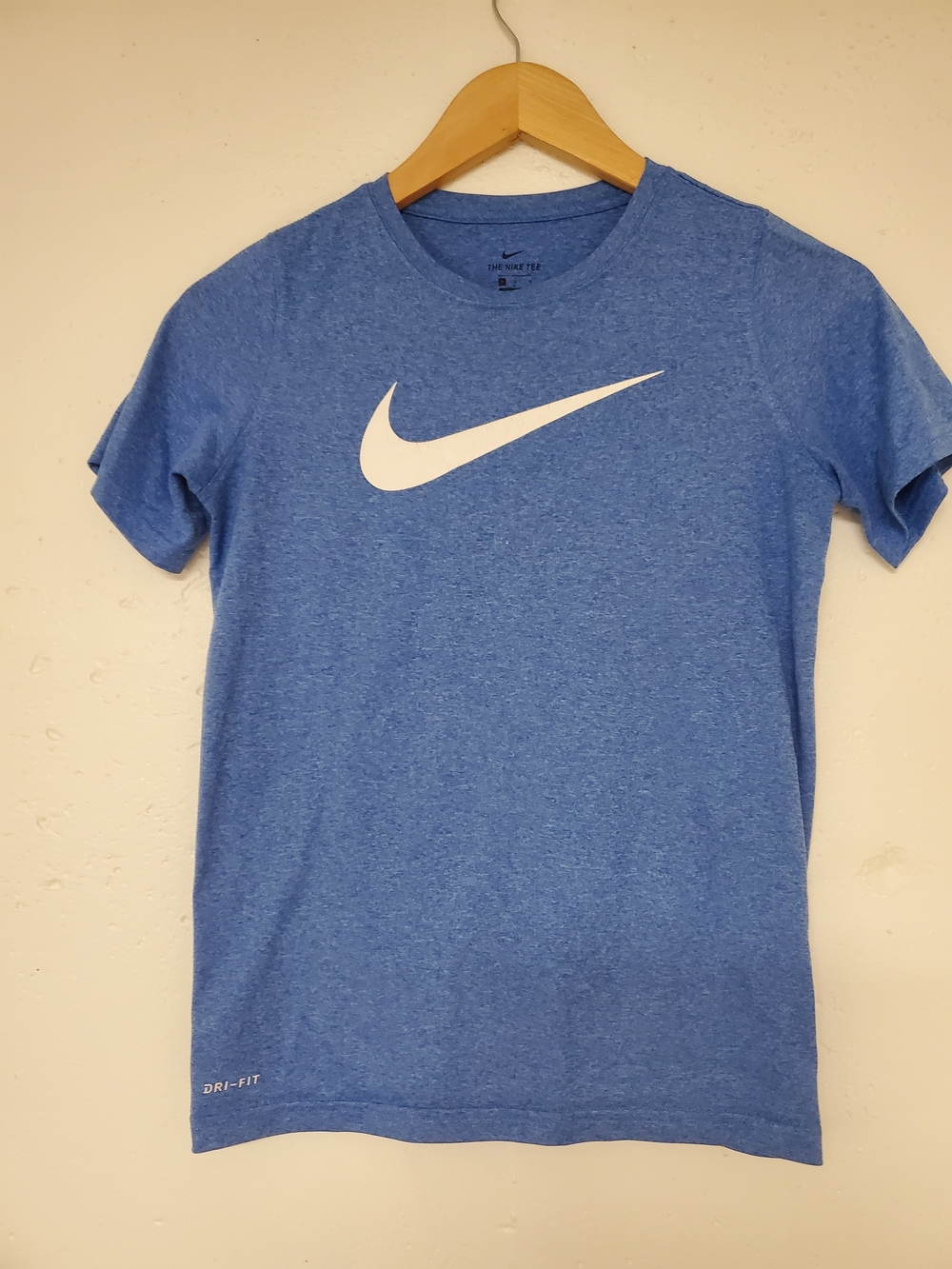 Nike Men’s Blue Tee with White Swoosh